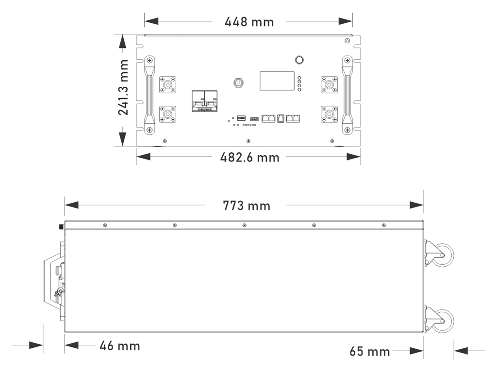 Gobel PowerFable 16 product dimensions diagram