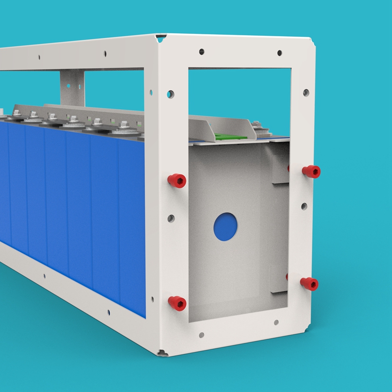 调整电芯压缩侧板